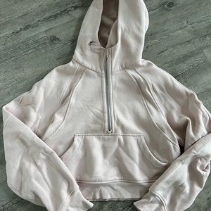Lululemon cropped scuba hoodie